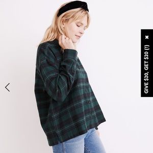 Flannel Westlake Shirt in Deveny Plaid, Medium. Great condition.